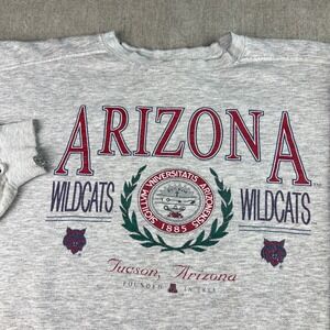 Vintage Galt Crew Arizona Wildcats Sweatshirt Mens XL Gray Distressed Collegiate